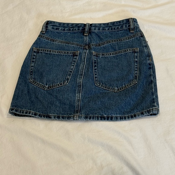 Glassons Denim Mini Skirt Size 6 Blue Classic A-Line Jean Skirt Casual Y2K - Picture 3 of 6